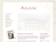 Tablet Screenshot of michaelerhof-tirol.at